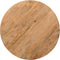 Livingfurn - Eetkamertafel Jesper Round 120cm - Mangohout / Gecoat Staal