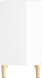 vidaXL - Wastafelkast - 58x33x60 - cm - bewerkt - hout - hoogglans - wit