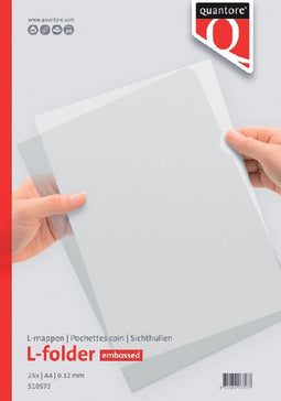 Insteekmap L Model Quantore A4 Pp 0 12mm Nerf 25 Stuks