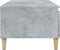 vidaXL - Salontafel - 90x50x36,5 - cm - bewerkt - hout - betongrijs
