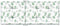 vidaXL - Stoelkussens - 2 - st - hoge - rug - bladpatroon - stof