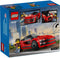 LEGO City 60448 - Sportwagen - Supercar met minifiguur - Rood