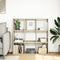 vidaXL - Kamerscherm - / - boekenkast - 102x29x103,5 - cm - hout - sonoma - eikenkleur