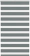 vidaXL - Zebra - rolgordijn - 80x150 - cm - stofbreedte - 75,9 - cm - donkergrijs