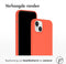 Accezz Liquid Silicone Backcover - iPhone 15 Plus - Schokabsorberend - Oranje