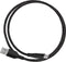 Mobiparts Micro USB to USB Braided Kabel 2A 1 m - Zwart