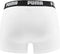 PUMA Basic 2P - Heren Boxershort - Katoen met elastische band - Wit/Zwart (2 stuks)