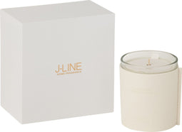 J-Line geurkaars - leder - wit - 40U