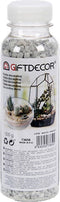 Decoratie steentjes/kiezeltjes lichtgrijs 500 gram - Aquarium bodembedekking