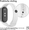 imoshion Siliconen bandje - Geschikt voor Xiaomi Smart Band 8 / 9 - Wit