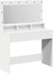 vidaXL - Witte - Kaptafel - met - LED-verlichting - - - 100x41x135 - cm