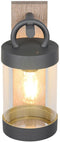 TRIO SAMBESI - Wandlamp - Schemersensor - Hout element - IP44