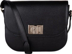 Furla 1927 - Crossbodytas - Leer met goudkleurige hardware - Zwart