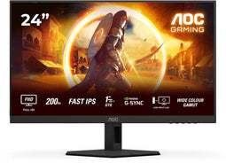 AOC 24G4HRE - Full HD Gaming Monitor - 200Hz 0.5ms G-Sync Compatible - 24 inch