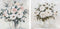 Schilderij DKD Home Decor 80 x 2,4 x 80 cm Vaas Shabby Chic (2 Stuks)