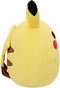 BANDAI Pokémon - Squishmallows - Grote ultrazachte knuffel 50 cm - Geel