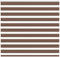 vidaXL - Zebra - rolgordijn - 165x150 - cm - stofbreedte - 160,9cm - polyester - bruin