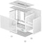 DeepCool CH160 - Mini-ITX Behuizing - SFF - Wit