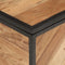 vidaXL - Opbergbox - 60x30x30 - cm - massief - acaciahout - en - ijzer