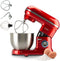 Bourgini Classic Kitchen Chef - Keukenmachine 1300W - 4.5L Mengkom - Rood