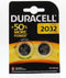 Duracell DL2032B2 - Knoopcelbatterij - 3V - Grijs
