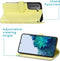 iMoshion Hoesje Geschikt voor Samsung Galaxy S21 Hoesje Met Pasjeshouder - iMoshion Mandala Bookcase - Geel