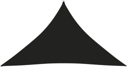 vidaXL - Zonnescherm - driehoekig - 3x3x4,24 - m - oxford - stof - zwart