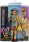 Monster High - Cleo De Nile - Modepop met piramide-tas - Blauwe jurk