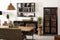 Wandplank Brixton - 30x30 cm - mangohout/ijzer