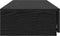 vidaXL - Bed - Lades - Zwart - 120x36.5x16.5 - cm - Gefabriceerd - Hout