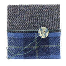Notitieboek Vierkant Blauw met Distel