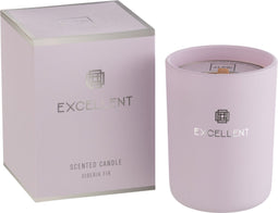 J-Line geurkaars Excellent - Siberia Fir - glas - lila - small - 50U