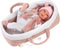 Llorens soft body babypop Mimi met reiswieg en speen 40 cm