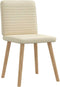 vidaXL - Eetkamerstoelen - 2 - st - stof - crèmekleurig