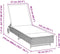 vidaXL - Ligbed - met - wielen - en - kussen - poly - rattan - beige