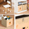 SoBuy KMB113-W - Kindertafelset - 2 Stoelen - Wit