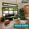 Homewell Raamfolie HR++ 120x300cm - Zonwerend - Anti inkijk - Matglas