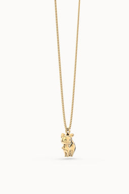 Chocli halsketting kat 18k verguld