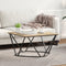 vidaXL - Koffietafel - Sonoma - Eiken - 80x80x45 - cm - Gemaakt - van - Hout