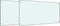 vidaXL - Spatschermen - keuken - 2 - st - 80x60 - cm - gehard - glas - wit