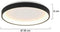 Steinhauer plafonniere Ringlede - zwart - kunststof - 38 cm - ingebouwde LED-module - 3691ZW