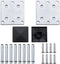 vidaXL - Schutting - 526x106 - cm - HKC - grijs