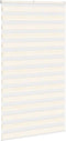vidaXL - Zebra - rolgordijn - 125x200 - cm - stofbreedte - 120,9 - cm - marmerbeige