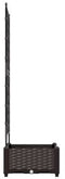 vidaXL - Tuinbak - met - Trellis - Bruin - 40x40x125,5 - cm