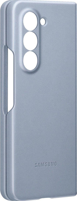 Samsung Galaxy Z Fold5 - ECO-Leather hoesje - Hoogwaardig leder - Blauw