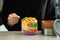 Black+Blum Glazen Lunchbox - Pot - 600ml - Bruin
