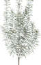 PTMD Leaves Plant Asparagus Kunsttak - 59 x 23 x 74 cm - Besneeuwd