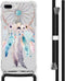 iMoshion Hoesje Geschikt voor iPhone 8 Plus / 7 Plus Hoesje Met Koord - iMoshion Design Hoesje met Koord - Transparant / Meerkleurig / Dreamcatcher