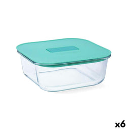Luminarc Joy - Hermetische Lunchtrommel - 1,1 L - Blauw (6 stuks)