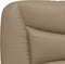 vidaXL - Hoofdbordkussen - 120 - cm - kunstleer - cappuccinokleurig